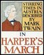 USA: Samuel Langhorne Clemens, aka Mark Twain, American writer, traveller and humorist (1835-1910), 'Harper's March', 1898